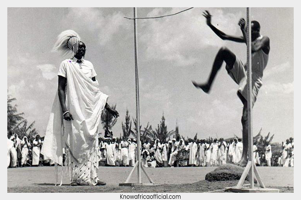 The Forgotten African high jump game. It was the best game in Rwanda before colonialism