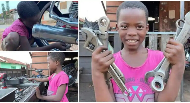 Meet the 11-Year-Old Black Girl Mechanic Who Repairs Motorcycles